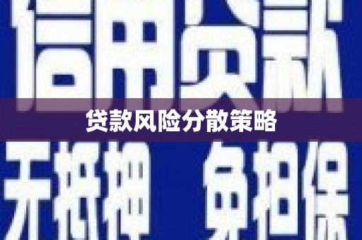 二连浩特贷款风险分散策略