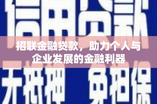 二连浩特招联金融贷款，助力个人与企业发展的金融利器