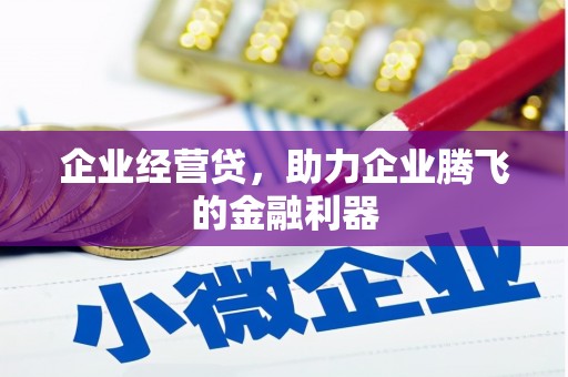 二连浩特企业经营贷，助力企业腾飞的金融利器